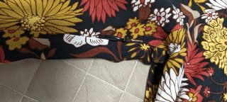 Vestido Stradivarius floral manga larga