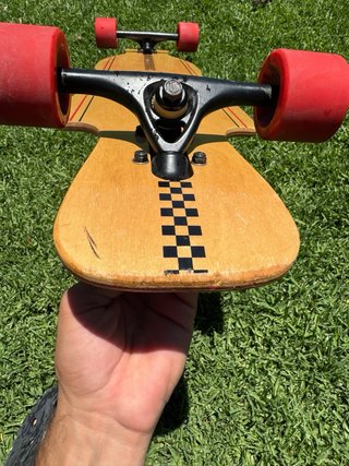 Longboard Quiksilver Negro y Rojo