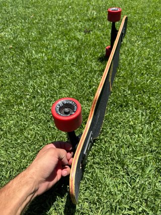 Longboard Quiksilver Negro y Rojo