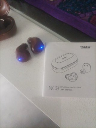 Auriculares Bluetooth TOZO NC9 Marrón/Negro