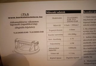 Ventosa Eléctrica TLS DX08G-EAB