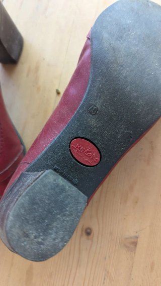 Zapatos YOKONO Tacon Vintage Rojos