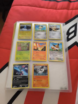 Cartas Pokémon: Bulbasaur, Eevee, Victini, Reshira