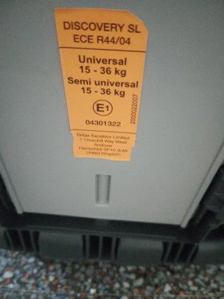 Silla de coche Britax Römer Negra / Grupo 2/3