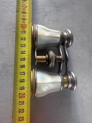 Prismáticos antiguos nacarados