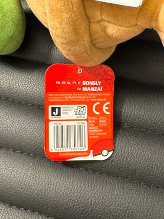 Peluche Pokemon Bonsly 20 cm