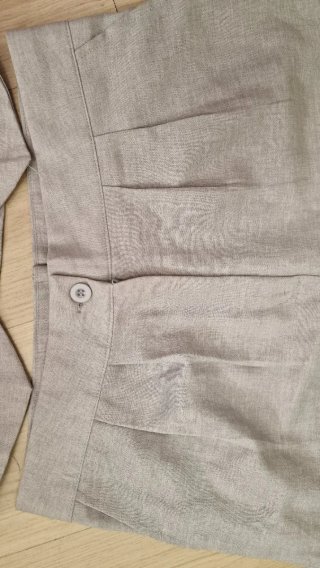 Conjunto chaleco y pantalón gris