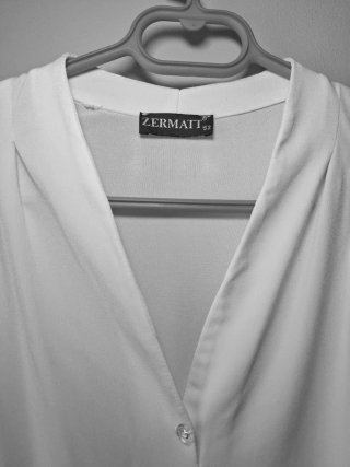 Blusa blanca talla 52
