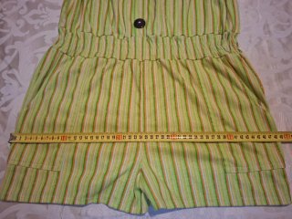 Mono pantalon corto mujer,verano,rayas,c/bolsillos