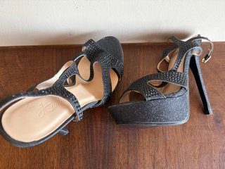 Zapatos de tacón negros T36