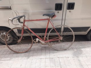 Bicicleta antigua de carrera MAS