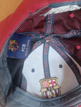 Gorra FC Barcelona azul y roja