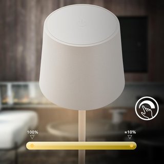 Lampada LED Portatile Wireless Bianca