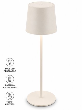 Lampada LED Portatile Wireless Bianca