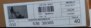 Sandalias Gloria Ortiz tacón anudadas