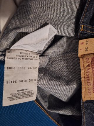 2 Vaqueros Levi's 501 Vintage