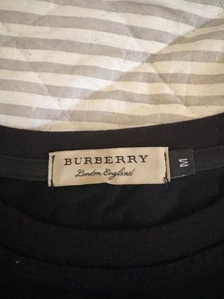 Camiseta Burberry Negra Talla M