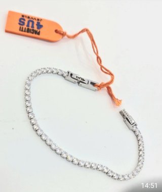 Bracciale Tennis Cesare Paciotti Cristalli Argento