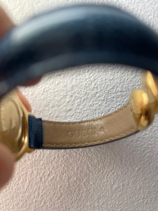 Reloj Gucci Vintage Mujer Azul/Dorado