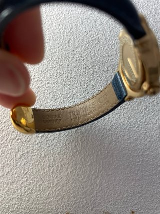 Reloj Gucci Vintage Mujer Azul/Dorado