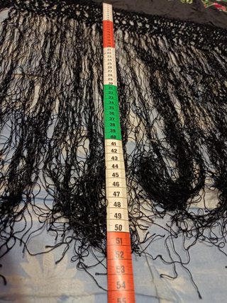 Mantón de Manila Negro