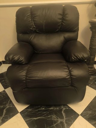 Sillón Relax Piel Sintética Negro