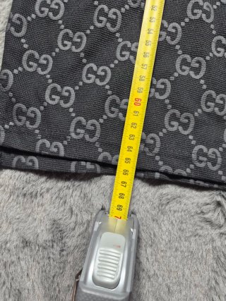 Polo Gucci monogram GG nero taglia M
