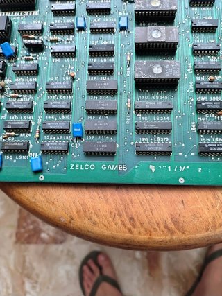 Scheda Flipper Zaccaria Zelco Games
