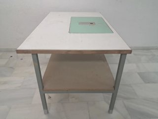 MESA INDUSTRIAL. BANCO DE TRABAJO. TALLER PATRONES