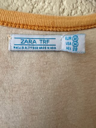 Camiseta tirantes Zara