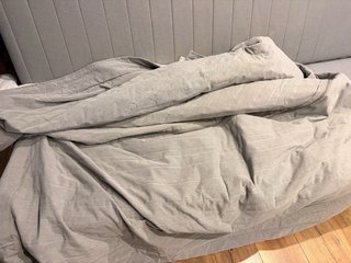 Sofá cama IKEA Beddinge gris con cajón