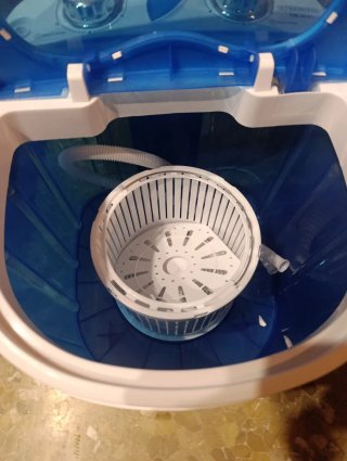 Lavadora Portátil Camping Azul