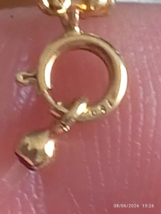 Collana oro 18 kt perle naturali