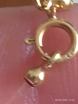 Collana oro 18 kt perle naturali