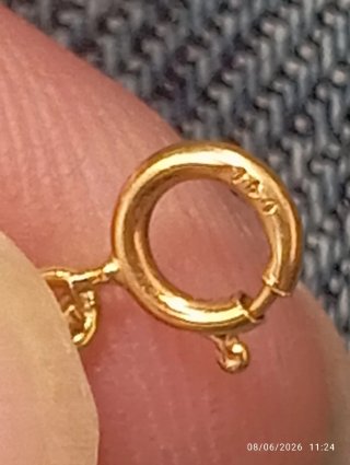 Collana oro 18 kt perle naturali