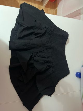 Falda corta Shein negra Petite XXS