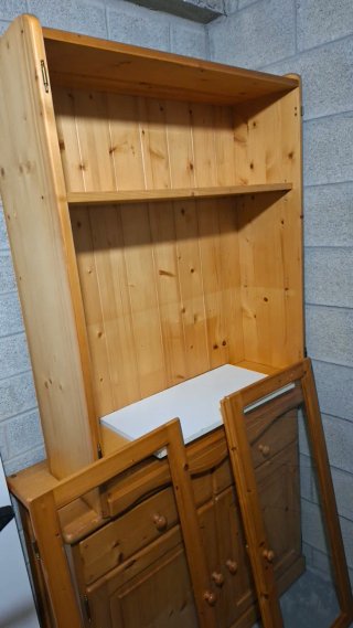 Mobile per Sala da Pranzo o Dispensa 2 Pezzi in Legno