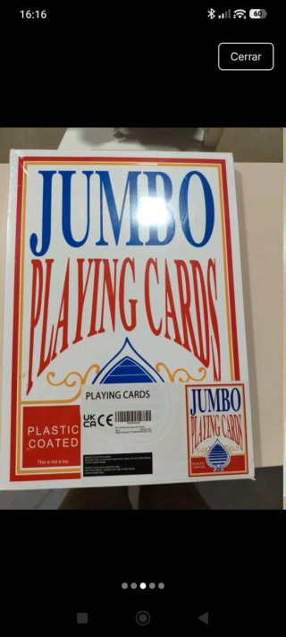 Juego de cartas XL