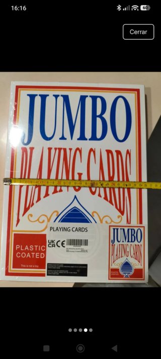 Juego de cartas XL