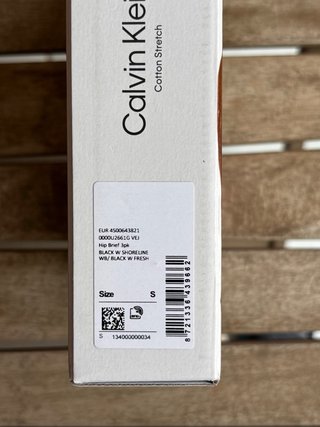 Calvin Klein Pack 3 Calzoncillos Talla S