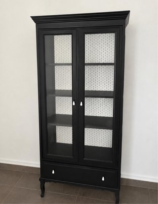Vitrina EDLAND IKEA Negra