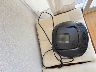 Radio CD Philips AZ215B/12 Negra