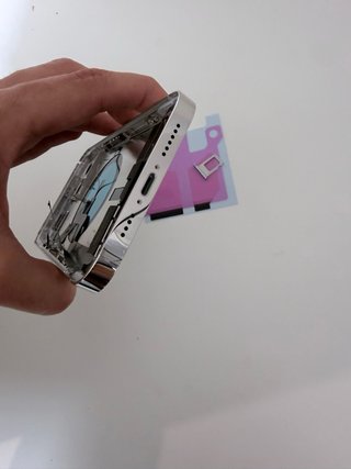 Struttura iPhone 14 Pro Max Bianca con componenti
