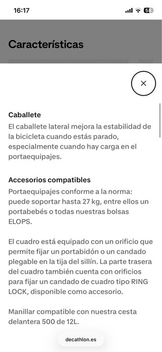 Bicicleta de paseo azul
