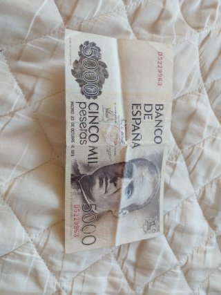 Billete 5000 pesetas España 1979