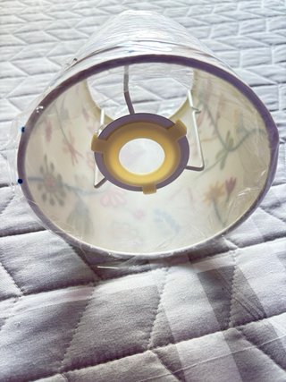 Pantalla lámpara IKEA ALFHILD FÅGEL bordada
