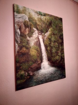 Cuadro, óleo firmado de 73x60 cms