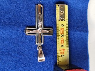 Colgante Cruz Cristo plata 925