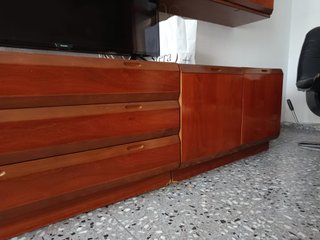 Mueble modular salón madera