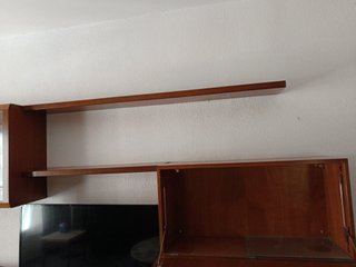 Mueble modular salón madera